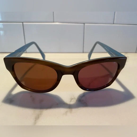 Morgenthal Frederics 740 Dave Sunglasses.  Color- Brown and Blue. MF-Jim-191190-b-1379_1600x.jpg  main image 3